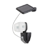 Lampa solara Rabalux Zlarin Black 12W 700lm 4000k 3.7V 4000mAh senzor miscare 77012