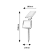 Lampa solara Rabalux Kelna Black 9.6W 200lm 4000k 3.7V 2000mAh 77011