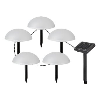 Ghirlanda solara Rabalux Treppio Black-White 5x1W 2lm 4000k 1.2V 600mAh 77008