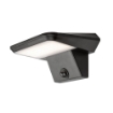 Lampa solara Rabalux Qesa Black 10W 460lm 4000k 3.7V 1200mAh senzor miscare 77005