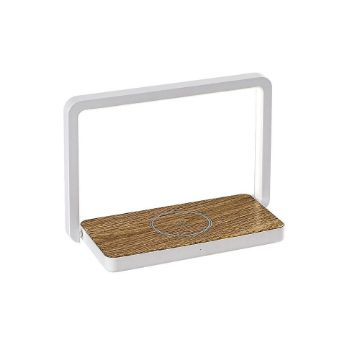 Veioza LED Rabalux Buldus Matte White/Wood 4W 160lm 76005 plastic alb