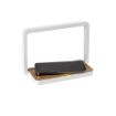 Veioza LED Rabalux Buldus Matte White/Wood 4W 160lm 76005 plastic alb