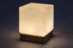 Veioza LED Rabalux Pirit White/Wood 2W 40lm 76003 sticla alba