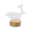 Veioza LED copii Akali Wood Dolphin 2W 50lm 76002 acril transparent