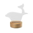 Veioza LED copii Akali Wood Dolphin 2W 50lm 76002 acril transparent