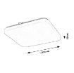 Plafoniera LED Rabalux Vendel White 20W 1400lm senzor 75014 plastic alb