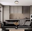 Plafoniera LED Rabalux Larcia Black 18W 970lm 75009 plastic negru