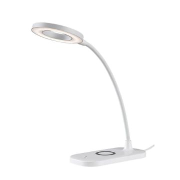 Veioza LED Rabalux Hardin White 5W 210lm 74014 plastic alb