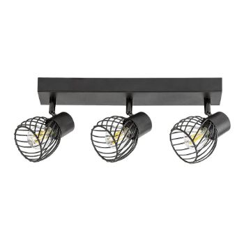 Plafoniera Rabalux Aberama Black E14 3x10W 73003 plastic negru
