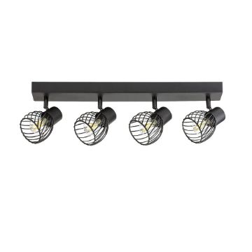 Plafoniera Rabalux Aberama Black E14 4x10W 73004 plastic negru