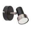 Aplica Rabalux Konrad Matte Black/Silver GU10 50W 73011 metal argintiu