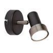 Aplica Rabalux Konrad Matte Black/Silver GU10 50W 73011 metal argintiu