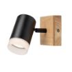 Aplica Rabalux Toras Black/Oak GU10 5W 73121 metal negru