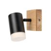 Aplica Rabalux Toras Black/Oak GU10 5W 73121 metal negru