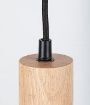 Pendul Rabalux Braulia GU10 50W Black/Wood 72131 metal negru