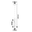 Pendul Rabalux Braulia GU10 50W Black/Wood 72131 metal negru