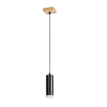 Pendul Rabalux Toras Black/Oak GU10 5W 72121 metal negru