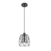 Pendul Rabalux Emrys Black-Smoky E27 40W 72111 sticla fumurie