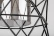 Pendul Rabalux Emrys Black-Smoky E27 40W 72111 sticla fumurie