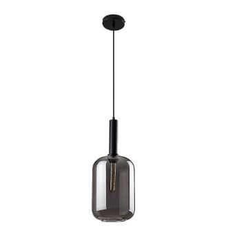 Pendul Rabalux Lissandra Black-Smoky E27 40W 72101 sticla fumurie