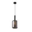 Pendul Rabalux Lissandra Black-Smoky E27 40W 72101 sticla fumurie
