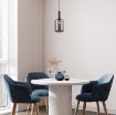 Pendul Rabalux Lissandra Black-Smoky E27 40W 72101 sticla fumurie