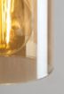 Pendul Rabalux Niylah Black-Amber E27 25W 72081 sticla chihlimbar