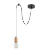 Pendul Rabalux Dollien Matte Black E27 60W 72071 metal negru