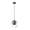 Pendul Rabalux Peyton Black-Smoky E14 15W 72061 sticla fumurie