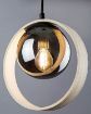 Pendul Rabalux Peyton Black-Smoky E14 15W 72061 sticla fumurie