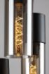 Lustra Rabalux Ronno Black-Smoky E27 4x25W 72054 sticla fumurie