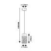 Pendul Rabalux Callum Black-Wood E27 25W 72041 metal negru