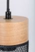 Lustra Rabalux Callum Black-Wood E27 3x25W 72043 metal negru
