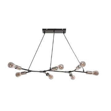 Lustra Rabalux Branwen E27 7x25W Satin Chrome 72027 metal crom