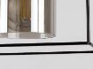 Lustra Rabalux Chadwick Black-Smoky E27 3x25W 72033 sticla fumurie