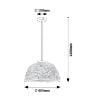 Pendul Rabalux Rattan Black-Ratan E27 25W 72025 ratan