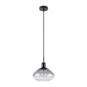 Pendul Rabalux Dvora Black-Smoky E27 40W 72021 sticla fumurie