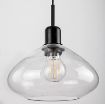 Lustra Rabalux Dvora Black-Smoky E27 3x40W 72023 sticla fumurie