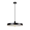 Pendul Rabalux Alatar Matte Black E27 40W 72017 metal negru