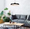 Pendul Rabalux Alatar Matte Black E27 40W 72017 metal negru