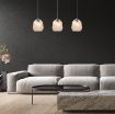 Pendul Rabalux Shivani Chrome E27 40W 72012 sticla transparenta