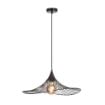 Lustra Rabalux Sombero Matte Black E27 60W 72004 metal negru