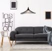 Lustra Rabalux Sombero Matte Black E27 60W 72004 metal negru