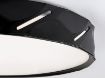 Plafoniera LED Rabalux Nessira Matte Black-White 25W 1100lm 71120 metal negru