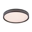 Plafoniera LED Rabalux Epora Matte Black-White 25W 1120lm 71118 metal negru