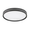 Plafoniera LED Rabalux Epora Matte Black-White 25W 1120lm 71118 metal negru