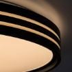 Plafoniera LED Rabalux Epora Matte Black-White 25W 1120lm 71118 metal negru