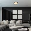 Plafoniera LED Rabalux Epora Matte Black-White 25W 1120lm 71118 metal negru