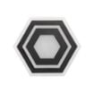 Aplica LED Rabalux Bitsi Black-White 23W 1000lm 71113 metal negru