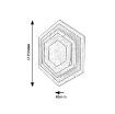 Aplica LED Rabalux Bitsi Black-White 23W 1000lm 71113 metal negru